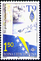 50 Jahre/Years Amateur Radio  This stamp with the value of 1.50m was issued to...