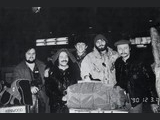 (From left:) Eugene, RA3AA; Dima, UA3GU; Yuri Brazhenko, MBI's President; Romeo,...