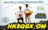 #9 - HK5QGX/M & HK5MQZ/M- Juni 2001 (10 Tage)