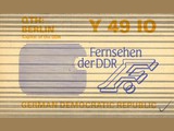 Fernsehen der DDR, GDR TV, Berlin, German Democratic Rep. (1990) 