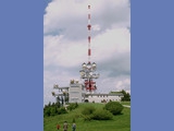 Die Sendeanlage auf dem Gaisberg Mitte der 1980er-Jahre: Zusätzliche Antennen...