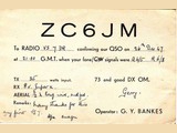 Jerusalem 1947, Gerry Y. Bankes  [GLOSS]AQ[/GLOSS]