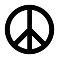 The Peace symbol: a semaphoric variation 