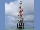 Vietnamese operated lighthouse on Ladd Reef near the Southwestern end of the...