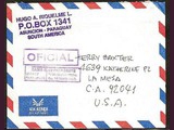 Briefumschlag aus Paraguay