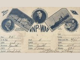 WNP-WAP QSL-Karte von 1925. Reinartz (r) als 3rd op.  