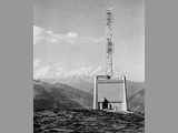 Die 1957 errichtete Sendeanlage auf dem Stubnerkogel bei Badgastein in 2246 m...