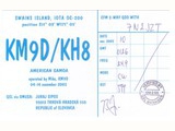 Charles M. Young - September 2002 - Does not count for DXCC, only valid for IOTA...