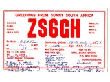 South Africa - Diana Green (Tuck), QSL 1971 - licensed 1931 [GLOSS]÷HG[/GLOSS]